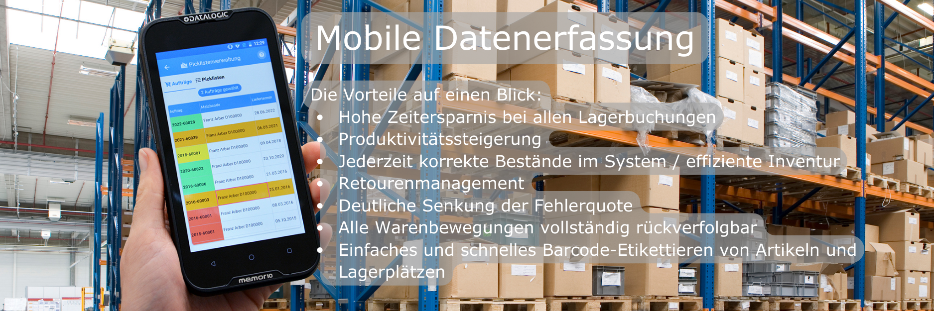 Mobile Datenerfassung